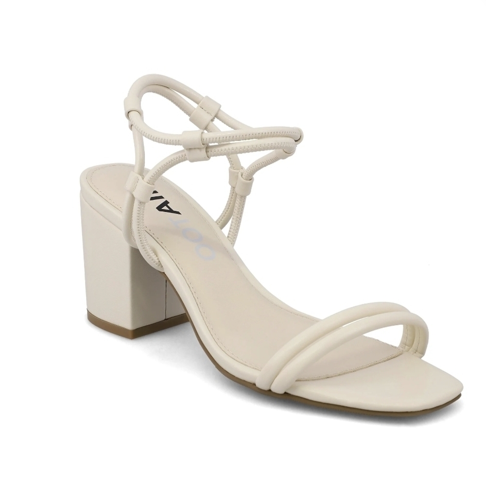 MiaToo Block Heel Sandals Color Bone